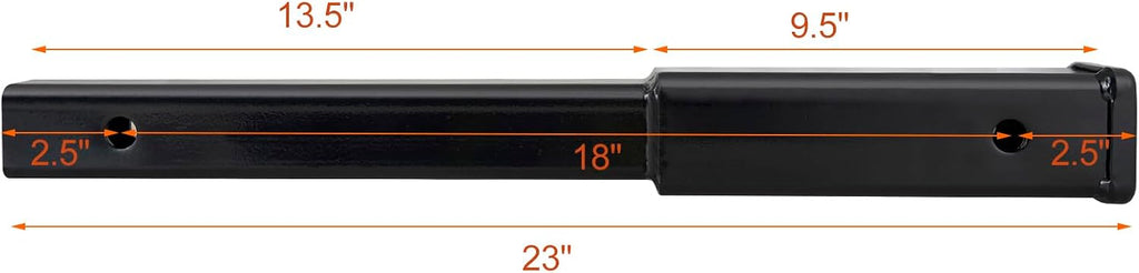 18" Hitch Extension 18 Inch Hitch Extension 18 Inch Hitch Extender for 2-Inch Receiver