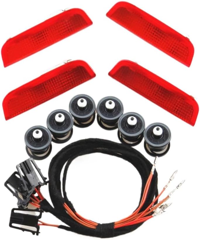 Car Door Interior Lamp Kit Compatible With MK5 MK6 B6 CC 3AD 947 411 3AD947411