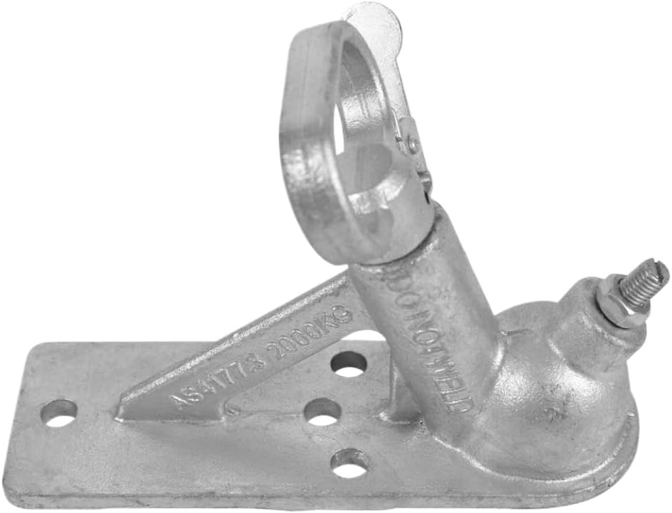 Trailer Coupler 2000KGS Cap 4 Holes Casting AU Style Connector with 50mm Hitch Ball Compatible with RV Camper Caravan