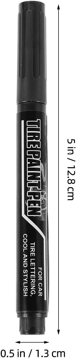Happyyami 3pcs Tire Marker Pens for Car Tires with Vibrant Color and Compact Design Portable Oil-based Paint Pens