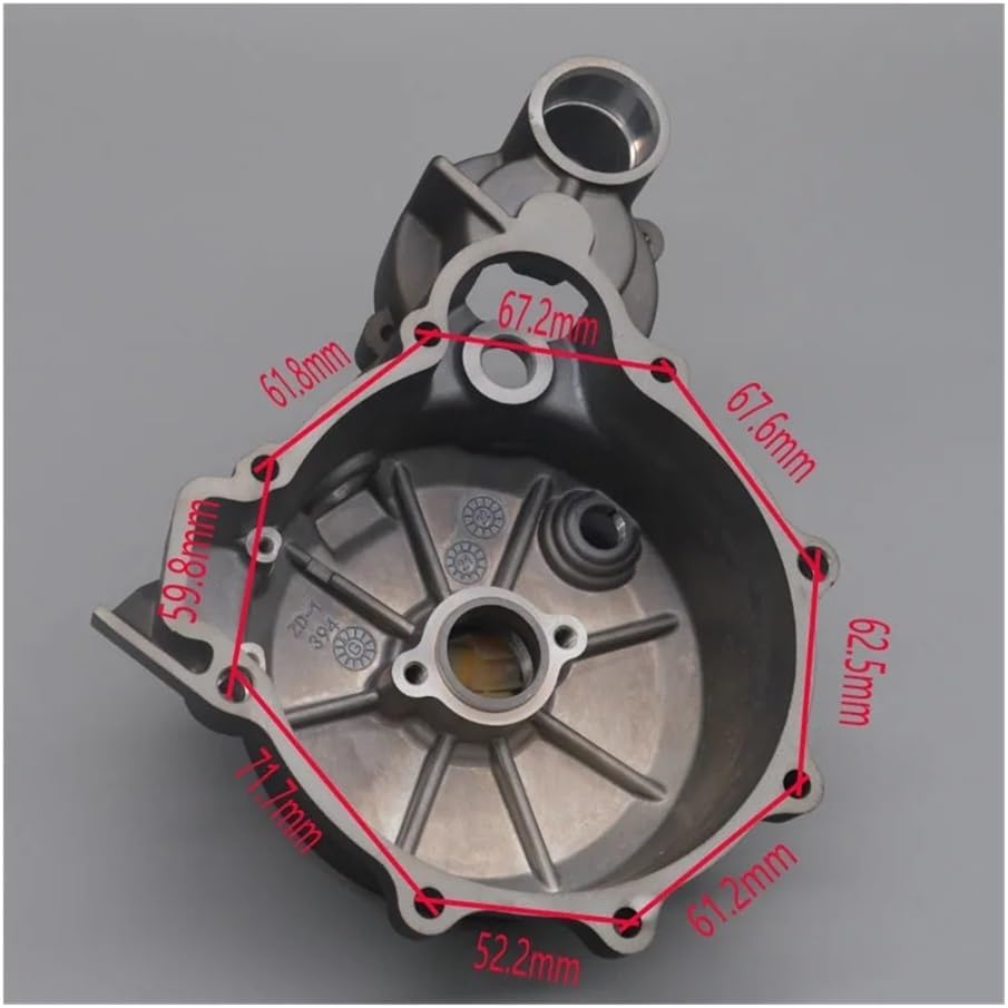 ENGINE Left Side Cover Coil Stator Cover Compatible For 200cc 250cc Engine Part(Coffee color)