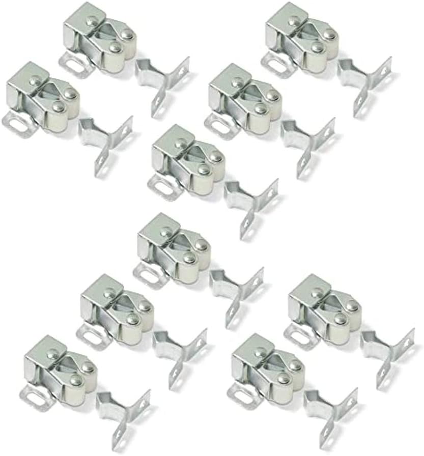 emuca 1275505 double roller catch for hinged furniture, main product view