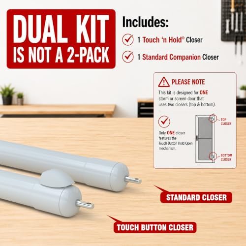 greenstar touch 'n hold smooth - dual door shown in use