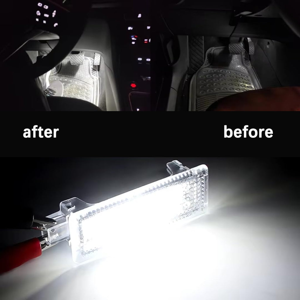 Car Trunk Light for BMW X1 E84 X3 E83 F25 X4 F26 X5 E70 F15 F85 X6 E71 E72 F16 F86, 2PCS Door Courtesy Interior Footwell Trunk Light