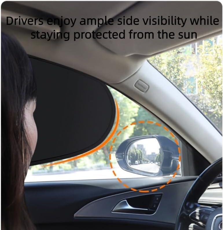 Car Side WindowCar Side Window Sun Shade for Honda Passport 2018-2021, Car Sunshade, Car Privacy Window Shade, Electrostatic Adsorption, UV Ray Protector, Glare Reflector