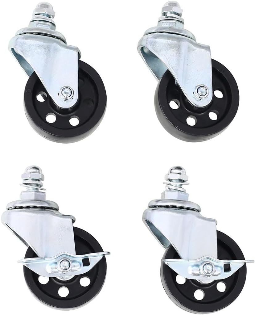 Car Wheel Dolly Set of 4, 6000 LBS Heavy Duty Vehicle Moving Cart with Brakes, Steel Tire Skates with 360° Swivel Casters, Anti-Slip Diamond Plate for Garage Shop Car Truck ATV Moving,Red