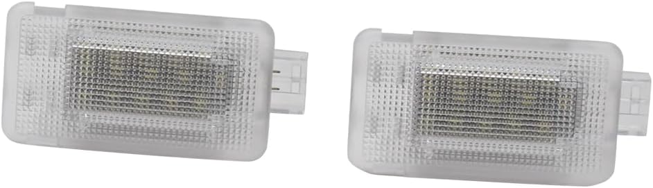 AJHLJ® 2Pcs Canbus Led Luggage Compartment Trunk Boot Light Courtesy Footwell Interior Lamp For Volvo C30 S60 S60L C70 V70 S80 XC70 XC90