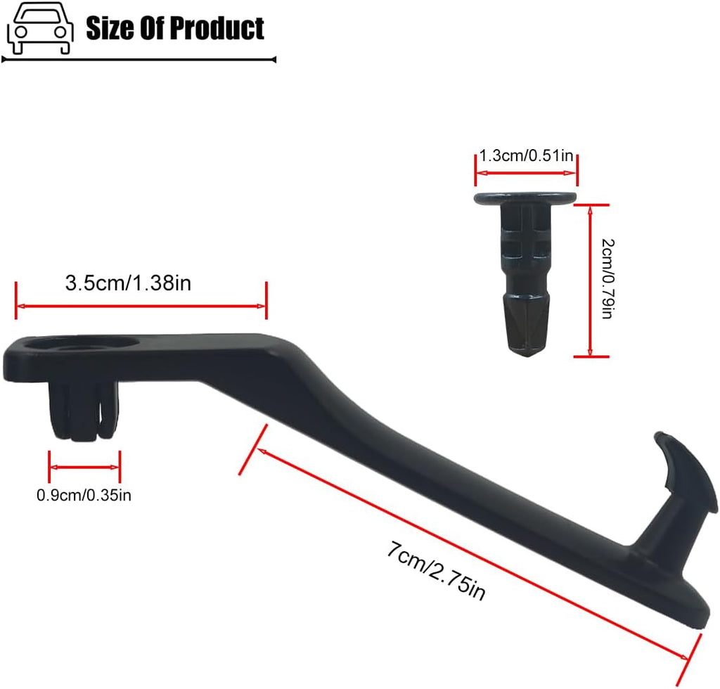 Front Floor Carpet Hook Compatible with Toyota ‎FJ Cruiser | Fit for Toyota ‎FJ Cruiser 2007 2008 2009 2010 Year, for 58521-35050 Floor Mat Clips