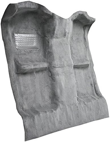 Replacement Auto Carpet Floor Liner - Molded Cutpile - fits 2003-2009 Dodge Ram 2500 Regular Cab Automatic Manual 2wd and 4wd (Silver Fern)