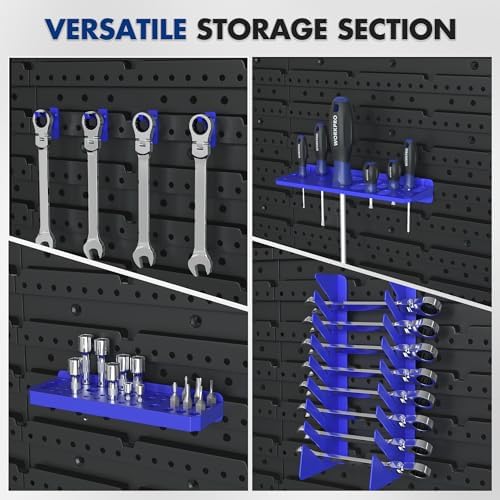 workpro 44pcs wall mounted storage bins for garage, package contents