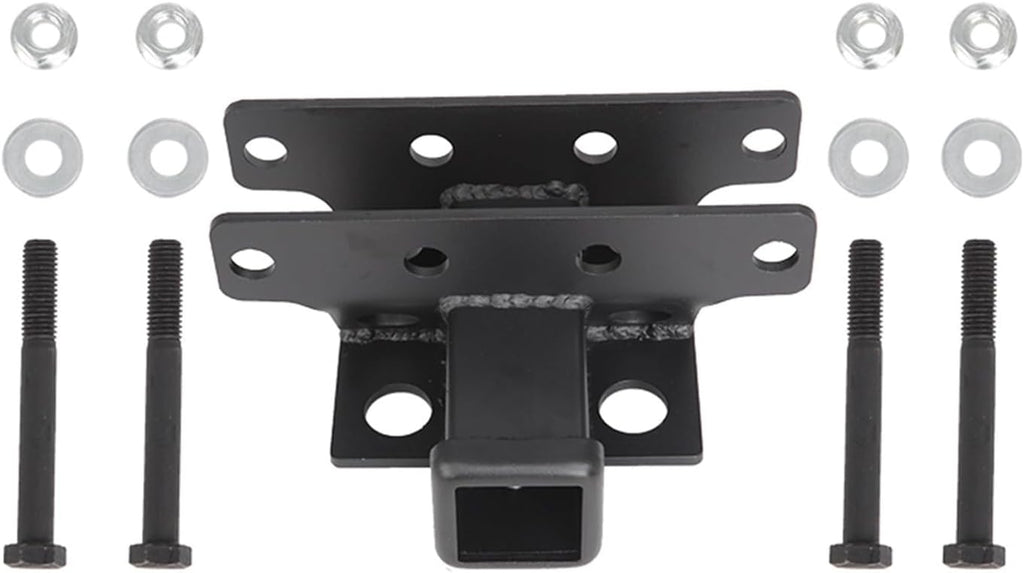 Adjustable Trailer Hitch Car Rear Bumper Trailer Hitch Receiver Tow Hitch Ball Mount with Hook