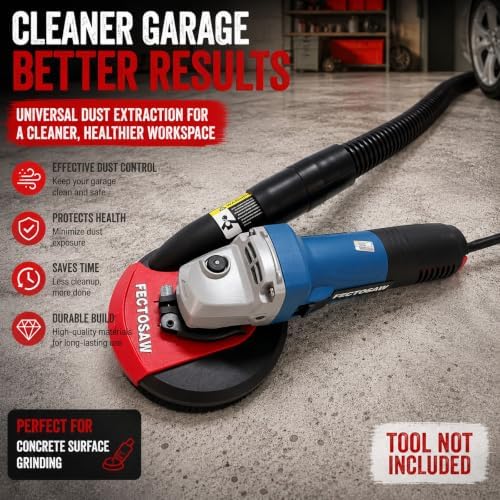 dust shroud for angle grinder with diamond grinding, view 10