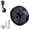 Trailer Jack Caster Wheel, 6 Inch Trailer Tongue Jack Wheel with 1200LB Load Capacity, Utility Replacement Parts Accessories, Suitable for Hitch Camper RV