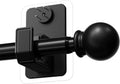 no-drill curtain rod with adhesive & pin-nail mount, main product view