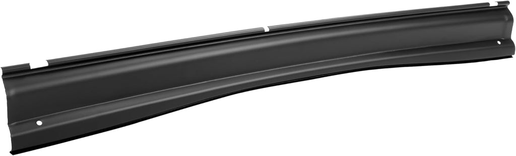 Tail Pan Compatible with 1955-1957 Chevy Chevrolet Bel Air/One-Fifty Series/Two-Ten Series 2 Door and 4 Door Models Rear Pan Steel Black