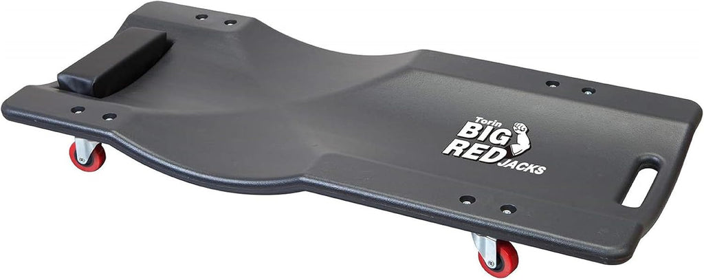 BIG RED Torin 36" Rolling Garage Creeper, Shop Creeper Blow Molded Plastic