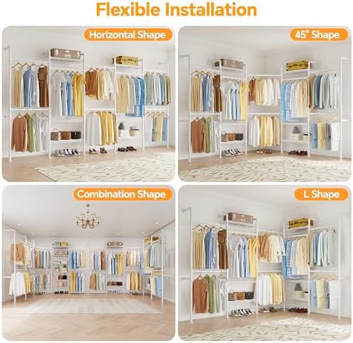 higeego w5 wall mounted clothes rack, industrial pipe, package contents