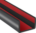 Rubber Edge Trim, 3/4" Self Adhesive Flexible U Channel Edge Protecter by YANRUIPRO