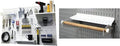 Wall Control Pegboard Organizer 4 ft. Metal Pegboard Standard Tool Storage Kit by Wall+Control