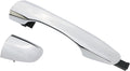 APPERFiT Exterior Door Handle w/End Cap Cover for Rear Door Left Driver Side Chrome Compatible with Kia Sorento 2016 2017 2018 2019 2020 Replaces 82651-C5010 83652-C5010