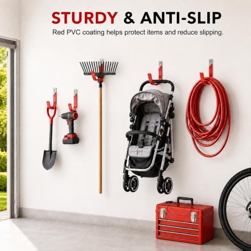 metal garage hooks, heavy duty hose hanger wall, package contents