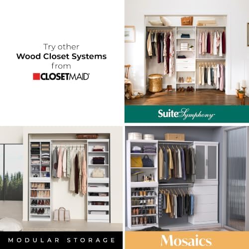closetmaid suitesymphony hanging closet kit includes (1) tower, view 11