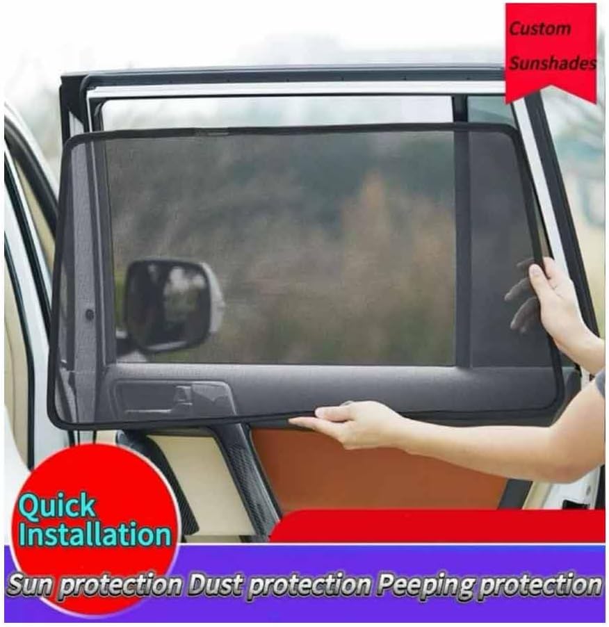 for BMW X3 G01 2017-2024 Car Side Window Sunshades, Magnetic Breathable Mesh Shades UV Protection Sun Blocker Foldable Travel Accessories,H/Rear Windshield+6 Side Windows