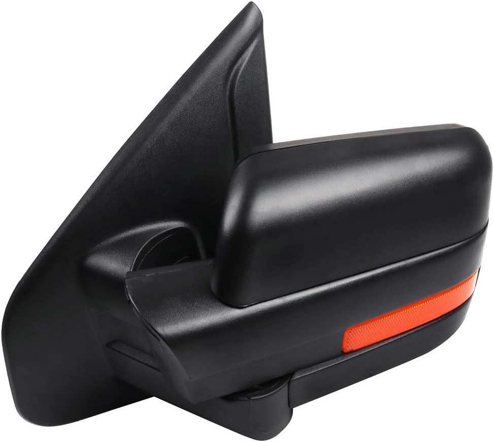 Driver Side Heated Towing Mirrors Fits 2004-2014 for Ford for F-150 Series Truck Pickup, Power Adjusted View Mirror with Turn Signal Indicator