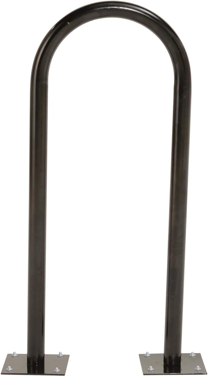 Global Industrial U-Rack Bike Rack, Flange Mount, 2-Bike Capacity, Steel - Image 2
