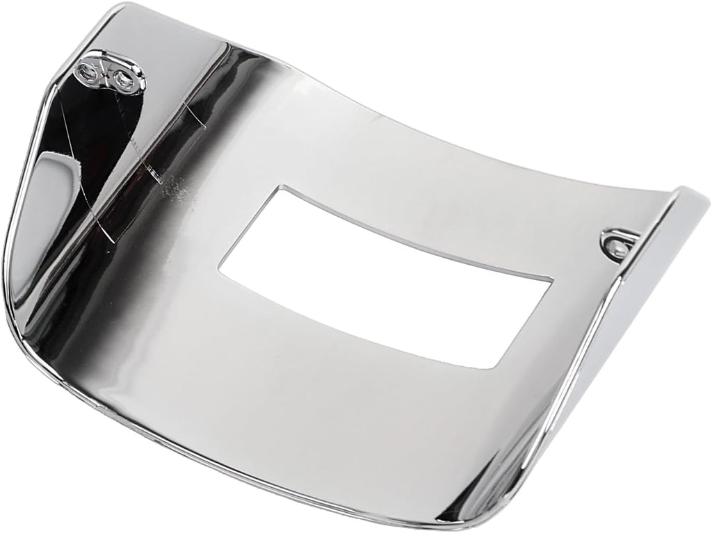 Chrome Taillight Cover Motorcycle Rear Tail Light Visor Cover Fit for Harley Softail Sportster Dyna Touring Road King Electra Street Glide 1973-2023