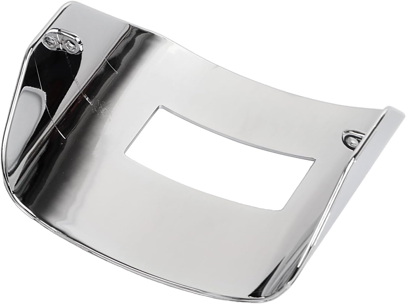 Chrome Taillight Cover Motorcycle Rear Tail Light Visor Cover Fit for Harley Softail Sportster Dyna Touring Road King Electra Street Glide 1973-2023