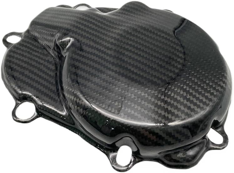 Motocross Ignition Cover Carbon Fiber Stator Guard Protector 14031-0604 Compatible With Kawasaki KX450F 2016 2017 2018
