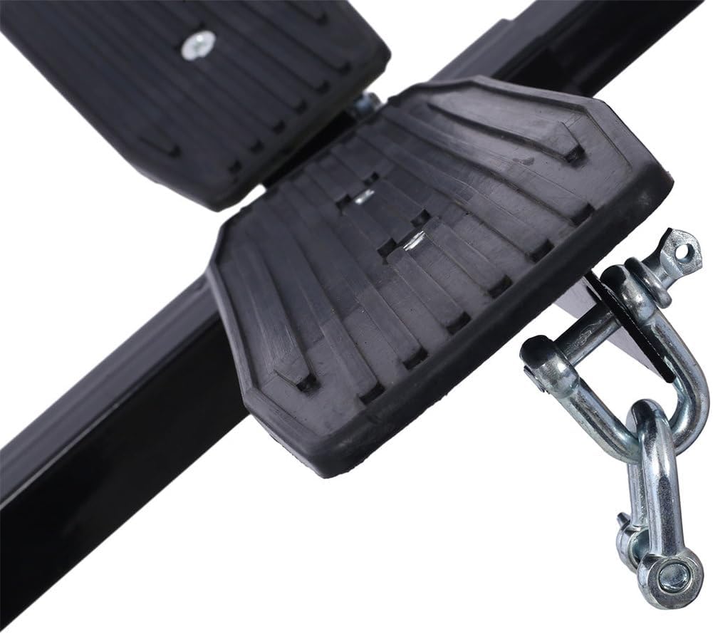 Boat Trailer Dolly, 420 LBS Capacity Trailer Mover with Adjustable 96-116 Inch Length, Heavy Duty Steel Boat Dolly with 16 Inch Pneumatic Tires for Kayak, Canoe, Fishing Boat, Motorboat