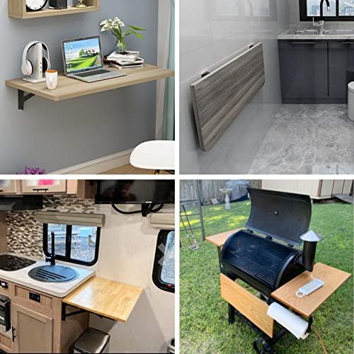 yumore 18 inch folding shelf bracket, heavy duty showing dimensions