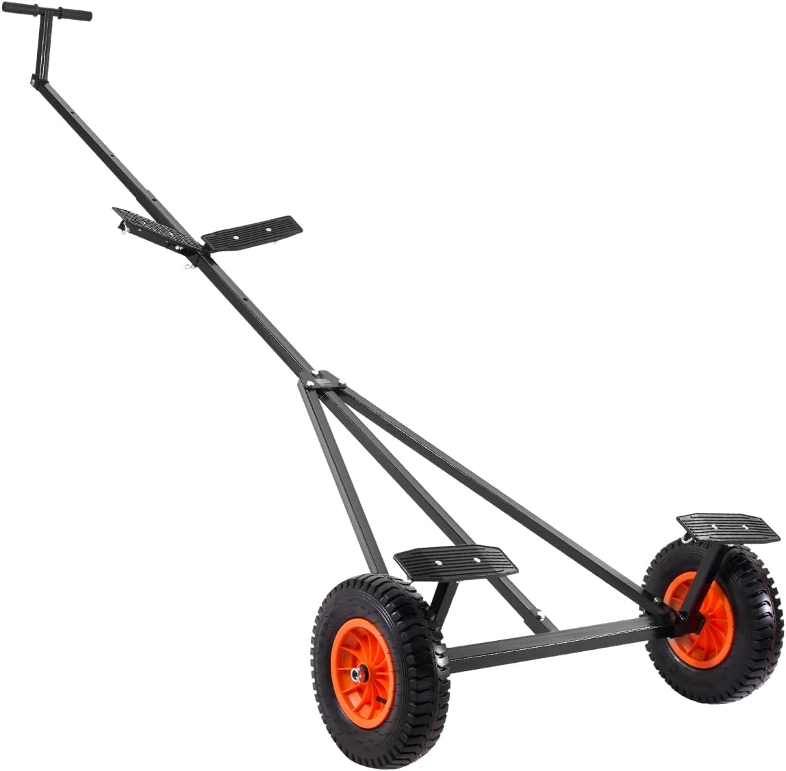 VEVOR Boat Trailer Dolly, 420lbs Load Capacity, Carbon Steel Trailer Mover with Adjustable Length, 15.7 in Pneumatic Tires and Nonslip Support Bracket, for Moving Kayak Motorboat Fishing Boat