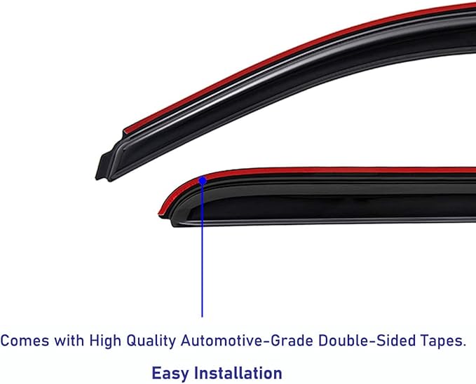 Lightronic Extra Durable Clip-on in-Channel Auto Vent Window Visor, Fits - Image 7