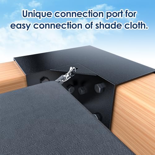 pergola bracket kit 4x4(inner 3.6"x3.6"), 4pcs 3-way right, side view
