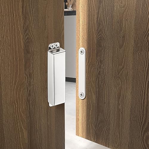 hbl 8 pack | heavy-duty magnetic door catch, front angle view