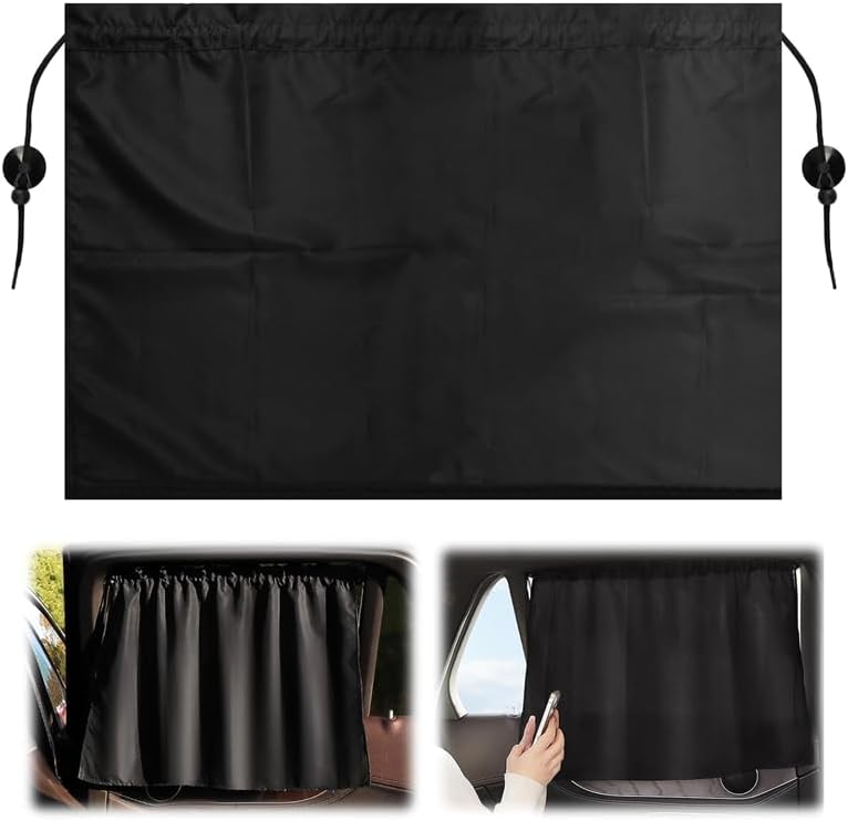 2 Packs Car Window Curtains for Ford Ecosport 2018-2022 2023, Automotive Side Window Sun Shades Privacy Blackout Protection Camping