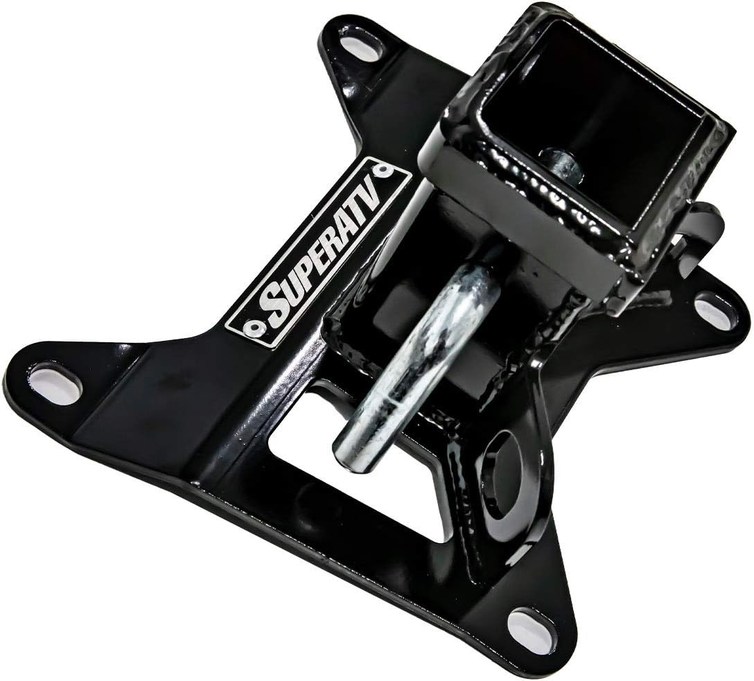 SuperATV 2" Rear Receiver Hitch for 2019+ Honda Talon 1000R/1000X /Includes Cotter Pin & Hitch Pin | 3/16” Heavy-Duty Steel | Tow up to 1500 Lbs.