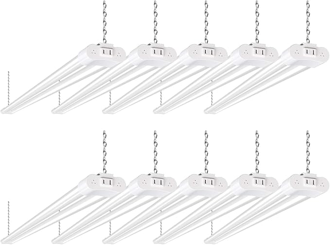 hykolity 10 Pack 4FT Linkable LED Shop Light by hykolity