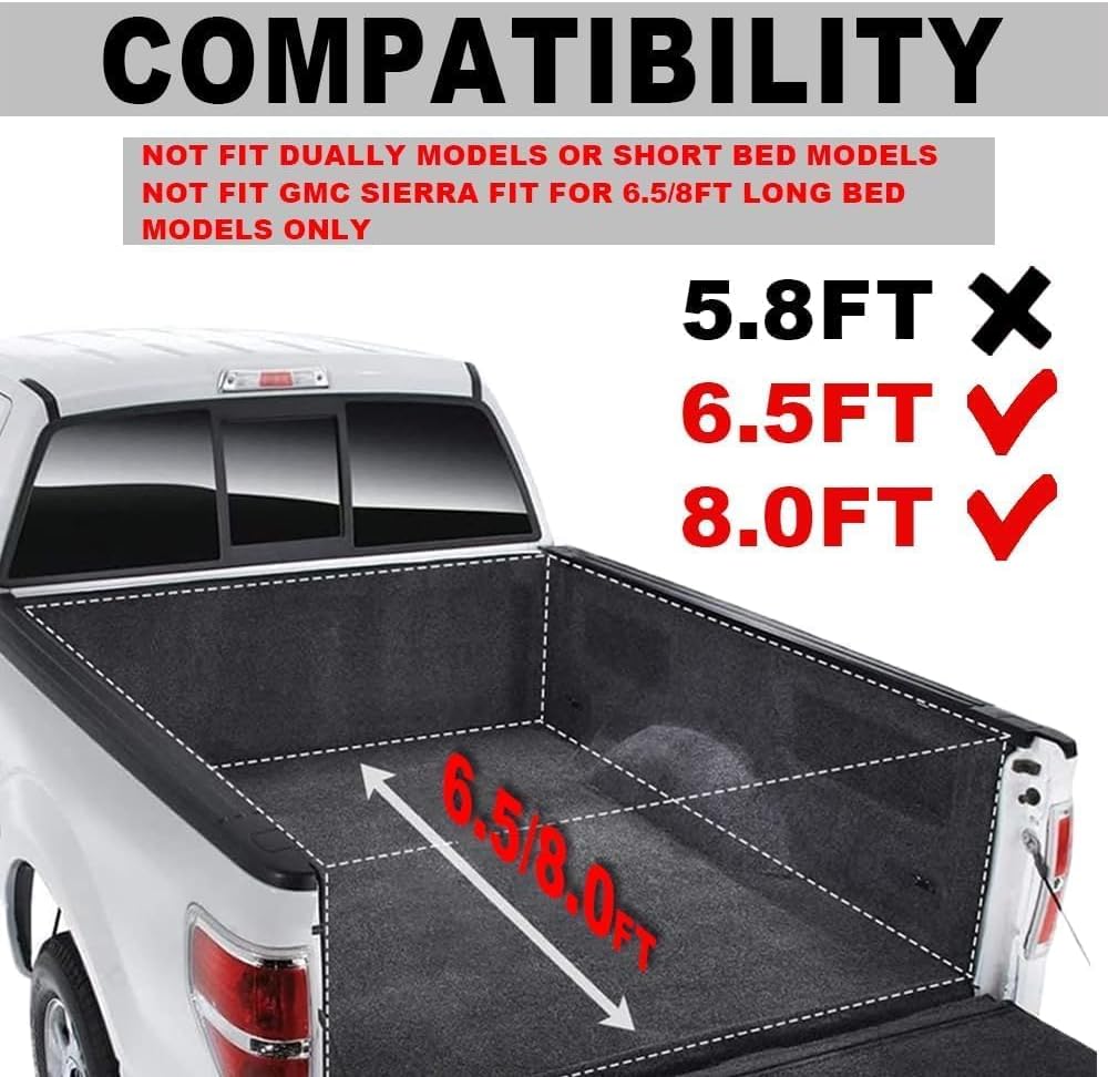 G-PLUS Fender Flares Dually model | Compatible with Chevy Silverado 1500 2014-2018/Fit Chevy Silverado 2500 3500HD 2015-2019