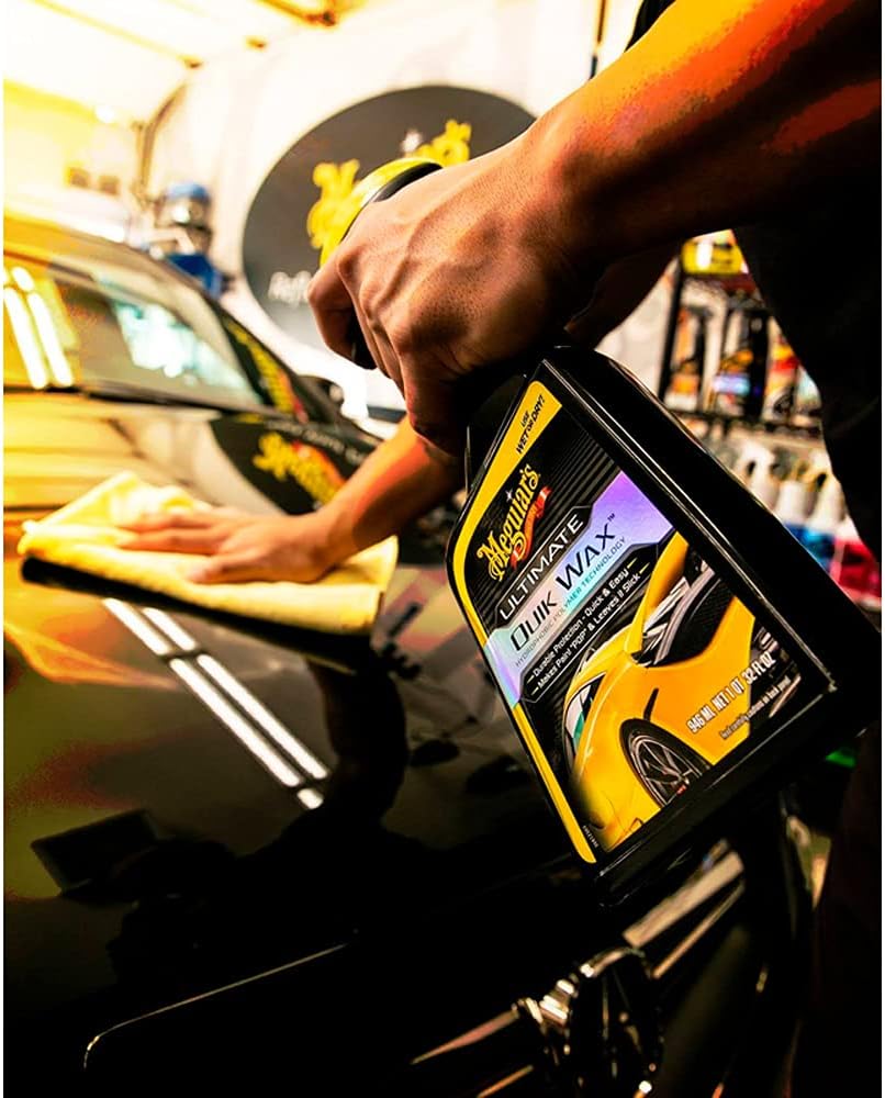Meguiar’s G200916EU Ultimate Quik Spray Wax 473ml, for a high gloss finish