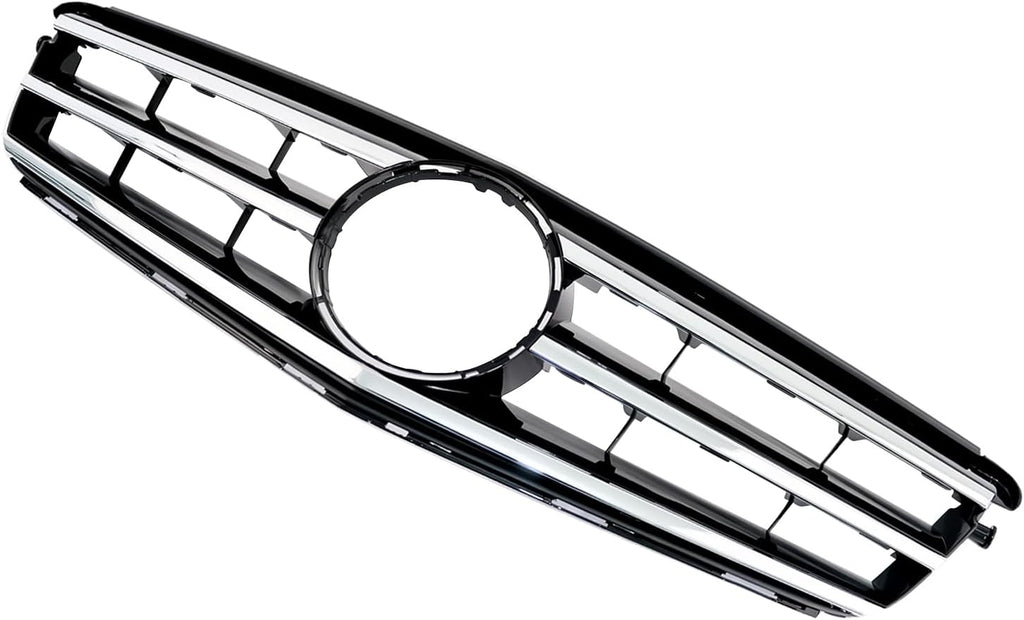 C300 Grill C300 Front Grille for Mercedes Benz W204 2008-2014 Chrome Black | C250 C300 C350 C200 2008-2014, NOT Fit for C63 AMG Style Sport Style