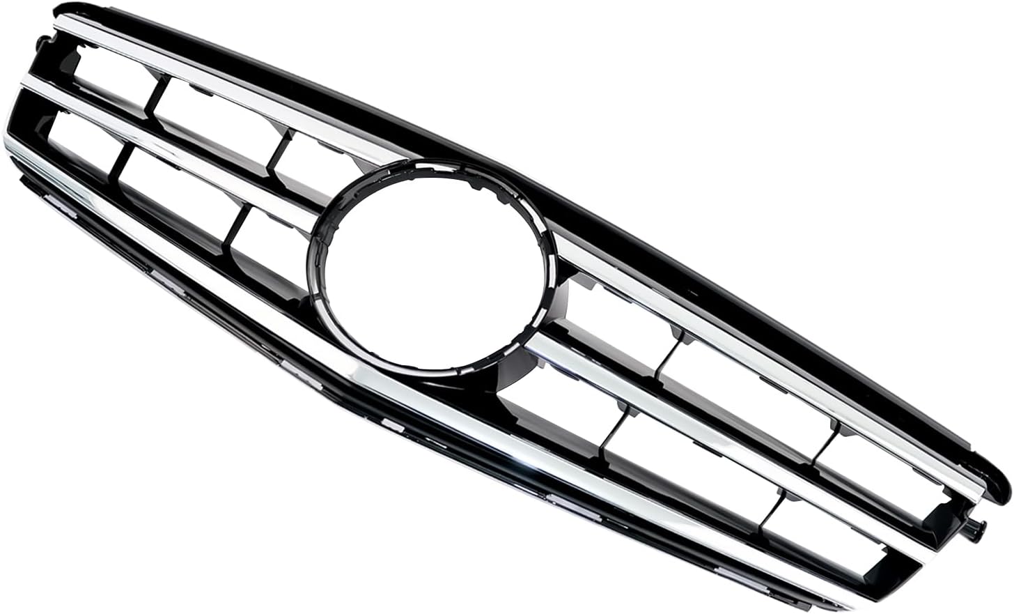 C300 Grill C300 Front Grille for Mercedes Benz W204 2008-2014 Chrome Black | C250 C300 C350 C200 2008-2014, NOT Fit for C63 AMG Style Sport Style