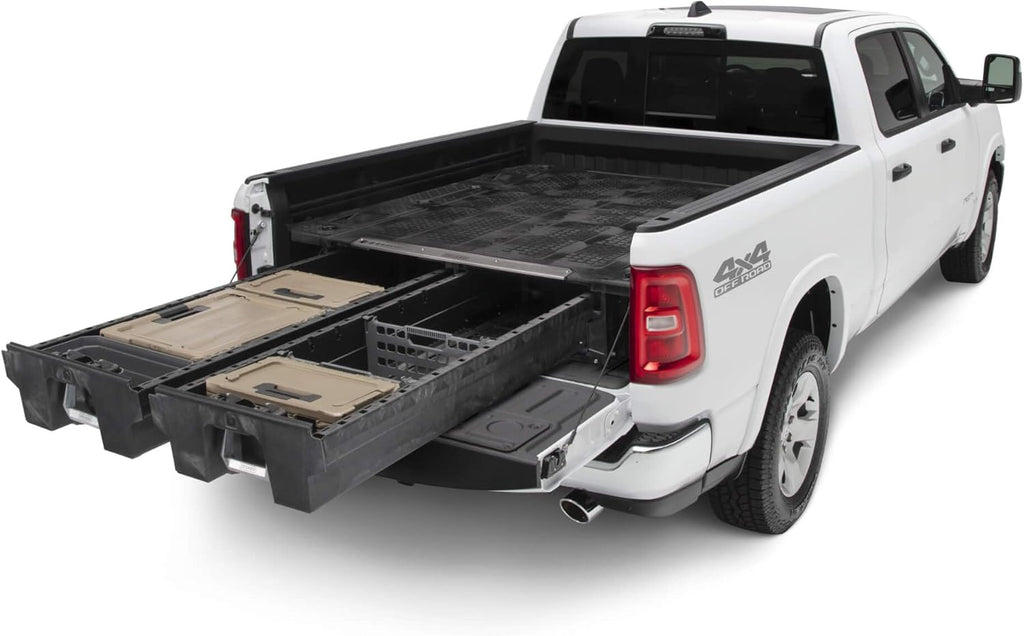 DECKED Truck Bed Storage System Includes System Accessories | Compatible with RAM 1500 (2009-2018) & RAM 1500 Classic Edition (2019-Current) 5'7" Bed