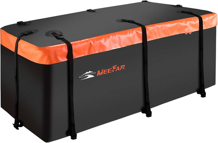 MeeFar Hitch Mount Cargo Carrier Bag Soft Shell 100% Waterproof 20 Cubic Feet