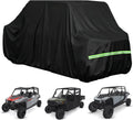 UTV Cover 4 Seater, Waterproof Heavy Duty 600D Side by Side Cover Compatible with Polaris Ranger Crew XP 1000 900 570 800 General RZR Defender Talon Teryx Mule 157" x 65" x 77"