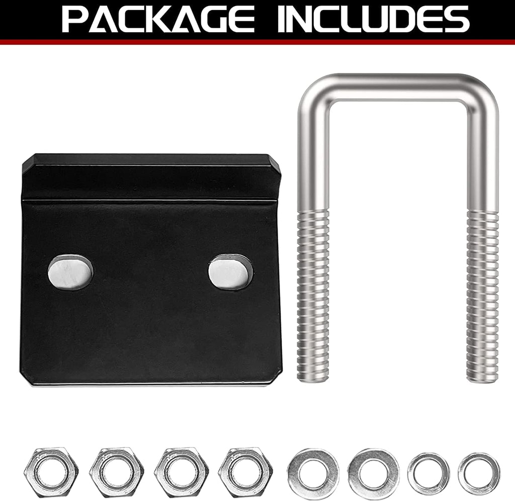 Heavy Duty Hitch Tightener for 1.25" and 2" Tow Trailer Hitches Black Anti Rattle Hitch Wobble Free