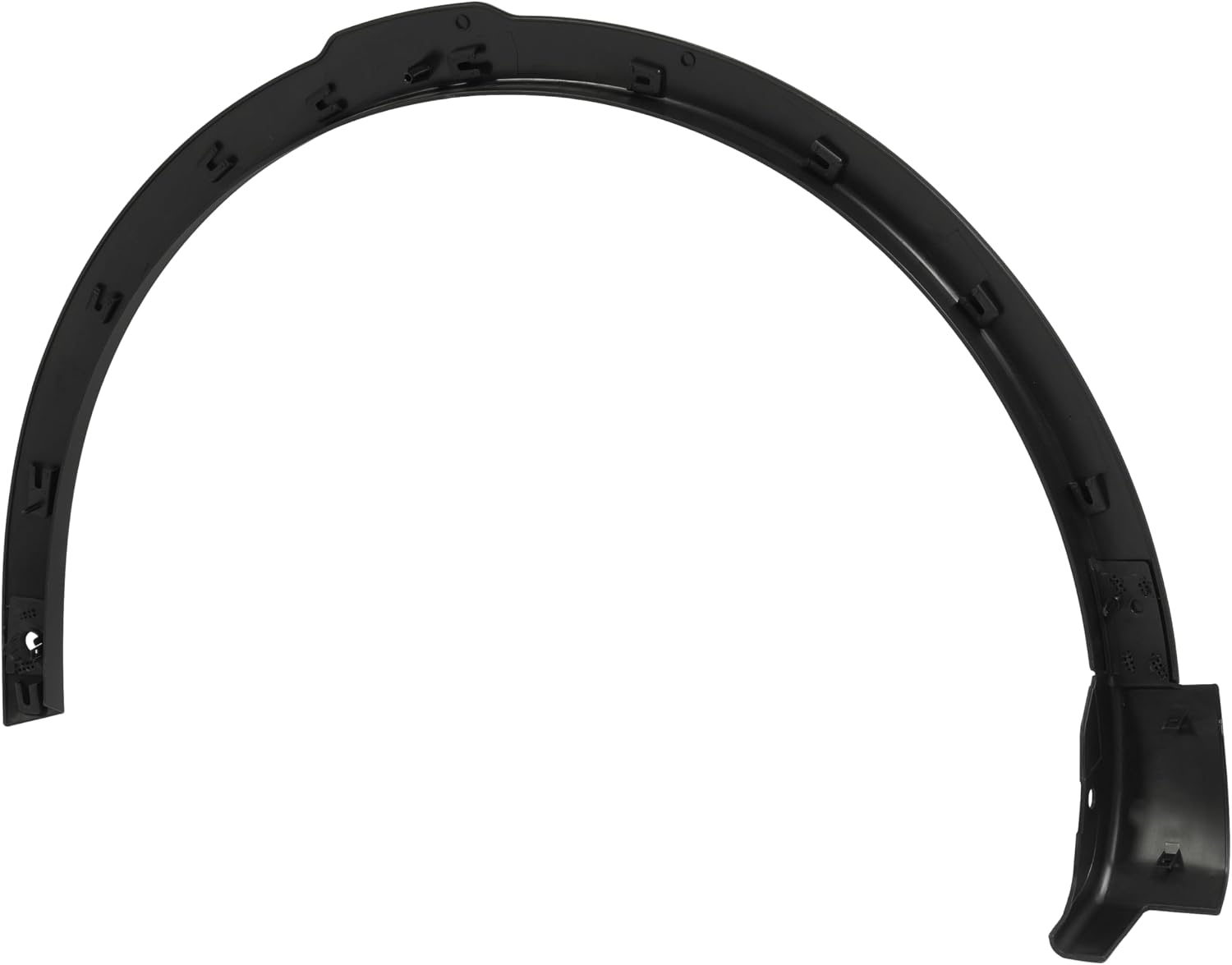 ALMULOO Front Right Fender Flares Compatible with 2015-2017 Land Rover Discovery Sport With Sensor Hole Replacement for LR058527 LR058528, Wheel Arch Covers, Plastic PP Passenger Side